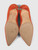 Manolo Blahnik Orange Suede Point-Toe Pumps