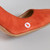 Manolo Blahnik Orange Suede Point-Toe Pumps