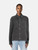 Emote Grey Alpaca Striped Short Jacket