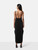 Matteau Black Square Neck Bodycon Dress
