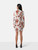 Paco Rabanne Floral Mock Neck Dress