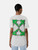 Off-White White & Green Logo Graphic T-Shirt