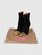 Paris Texas Black Suede Gold Cap Toe Boots