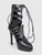 Giuseppe Zanotti Black Leather Lace Up Heel Boots