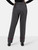 Emporio Armani Grey Wool Cuffed Tapered Trousers