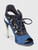 Miu Miu Navy Embellished Back Cut Out Heels