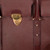Aspinal of London Burgundy Leather Handbag