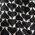 Diane Von Furstenberg Black & White Silk Heart Top