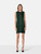 Alexander Wang Green Suede Panelled Mini Dress