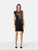 Stella McCartney Black Lace Fringe Trim Dress