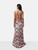 Rotate Floral Print Halterneck Maxi Dress