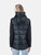 Roberto Cavalli Navy Hooded Puffer Coat
