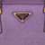 Prada Purple Saffiano Leather Lux Bauletto Bag