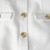 Rebecca Vallance White Tweed Gold Buttons Dress