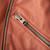 All Saints Terracotta Leather Balfern Biker Jacket