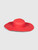 La Perla Red Wide Brim Sun Hat