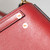 Chloé Red Leather Bracelet Nile Top Handle Bag