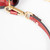 Chloé Red Leather Bracelet Nile Top Handle Bag
