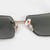 Chopard 18kt Gold Black Rectangle Sunglasses