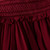 Isabel Marant Burgundy Strapless Silk Dress