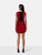 Alice + Olivia Heart Embroidered Sleeveless Dress