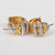 Fope Solo 18ct Yellow & White Gold 0.09ct Earrings