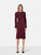 Roksanda Burgundy Bodycon Midi Dress