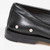 Dear Frances Black Leather Gold Buckle Loafers
