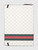 Gucci Ecru GG & Web Horsebit Print Notebook