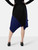 Proenza Schouler Black & Blue Asymmetric Skirt