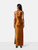 Galvan London Orange Satin Portico Gown