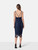 Jean Paul Gaultier Navy Fringed Midi Dress