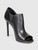 Prada Black Open Toe Leather Heels