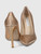 Stella McCartney Gold Studded Pointed Pumps