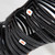 Louis Vuitton Black Patent Leather Cut Out Sandals