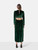 Reformation Green Velvet Cut Out Dress