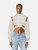 ADÂMO Ecru Wool Turtleneck Crop Jumper