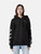 Off-White Black Logo Chain Zip Up Hoodie