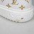 Louis Vuitton White & Gold Time Out Trainers