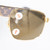 Louis Vuitton Brown & Gold Aviator Sunglasses