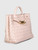 Bottega Veneta Pink Intrecciato Andiamo Small Bag