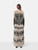 Needle & Thread Cream & Black Floral Lace Gown