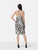 Christopher Esber Zebra Print Silk Midi Dress