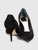 Dior Black Suede Point Toe Pumps
