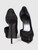 Saint Laurent Black Suede D'Orsay Pumps