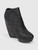 Balenciaga Black Nubuck Wedge Boots