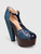 Clergerie Blue Leather Platform Heels