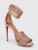 Alaïa Pink Suede Cutout High Heel Sandals