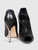 Manolo Blahnik Black Leather Pearl Heels