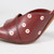 Céline Burgundy Open Toe Leather Sandals